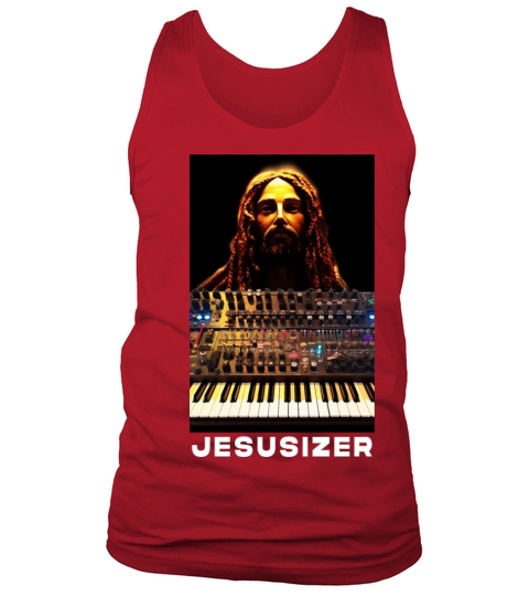 Jesusizer Vintage Jesus Synthesizer Analog Synth Tank Top Unisex