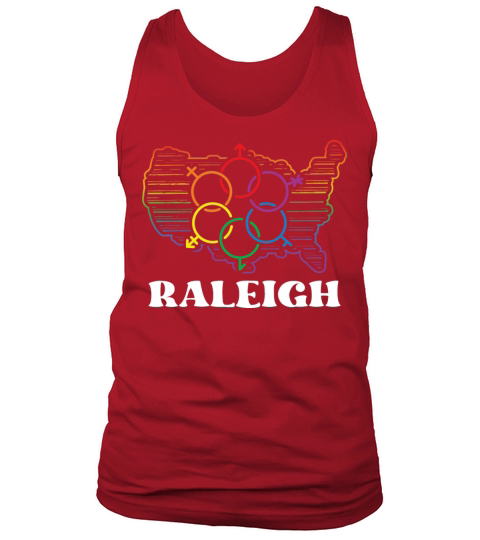 Raleigh Pride Month Pride Flag LGBT Community LGBT Tank Top Unisex