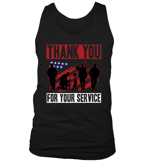 Veterans Day Thank You For Your Service Tank Top Unisex