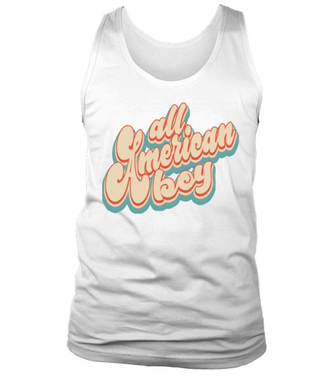 Vintage Classic All American Boy 4th of July Tank Top Unisex