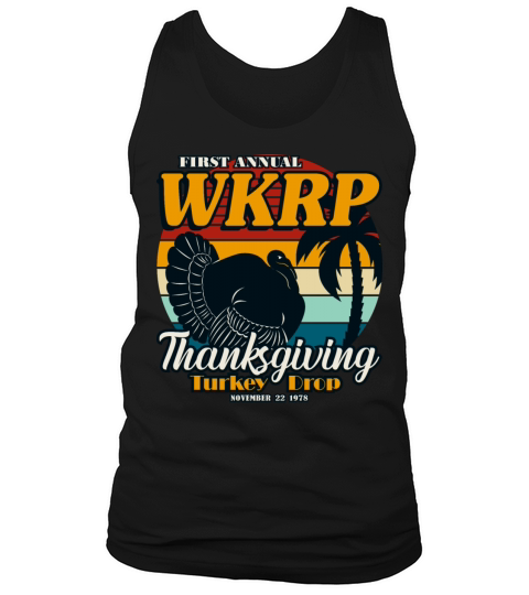 WKRP Thanksgiving Turkey Drop 1978 Vintage Retro Tank Top Unisex