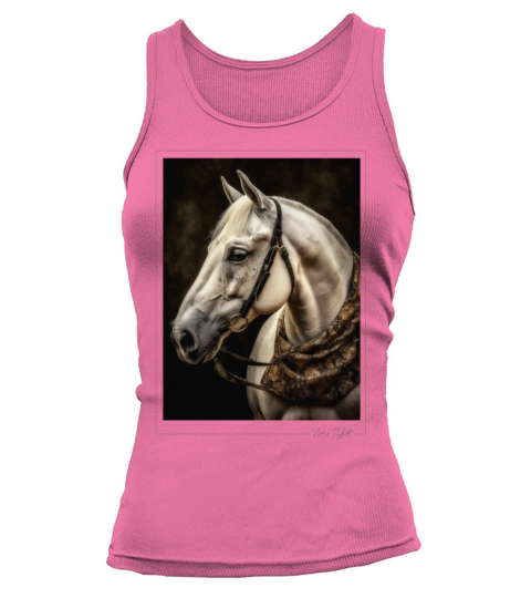 horse vintage style Tank top Woman