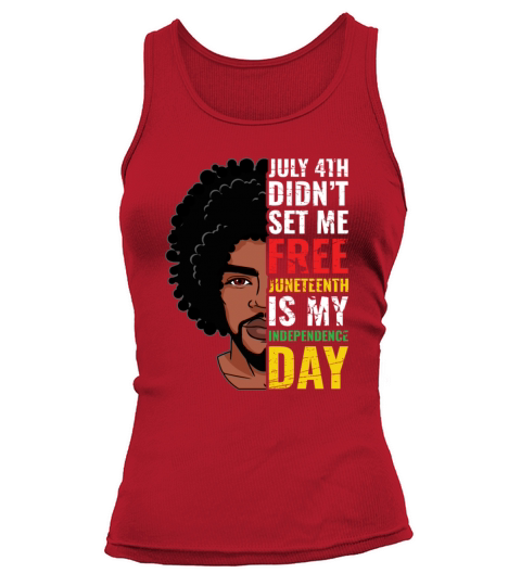 July 4 Heart Juneteenth Black History Tank top Woman