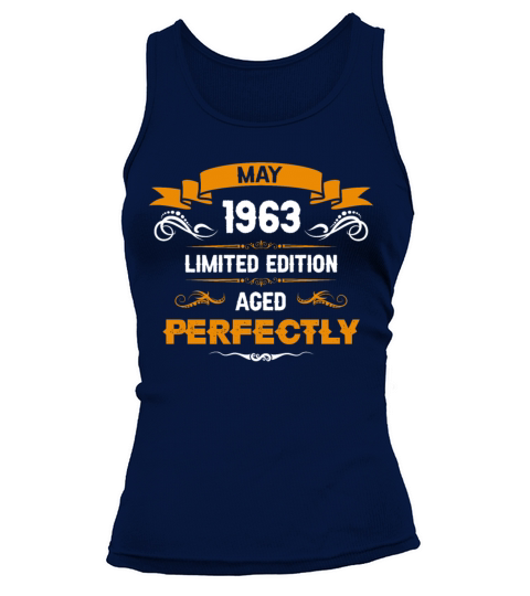May 1963 Vintage Birthday Present Tank top Woman