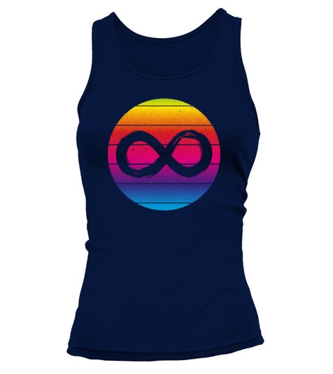 Neurodiversity Infinity Sunset Autism Awareness Tank top Woman