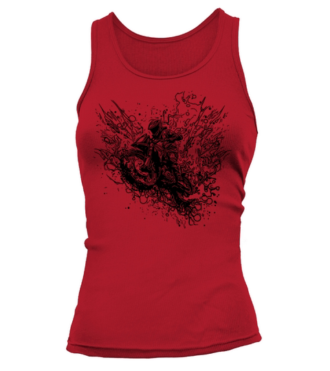 Terrain Motorcycling Motorcycle Splash Style Tank top Woman