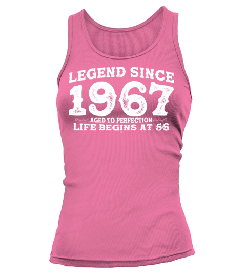 Vintage 1967 Shirt for Men Women 56 Year Old 56th Tank top Woman