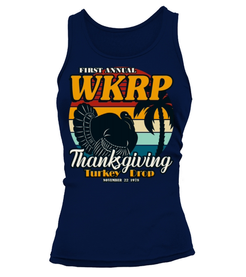 WKRP Thanksgiving Turkey Drop 1978 Vintage Retro Tank top Woman