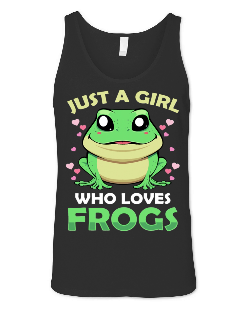Frog Lover Funny Vintage Retro Fan Tropics Humor Unisex Jersey Tank