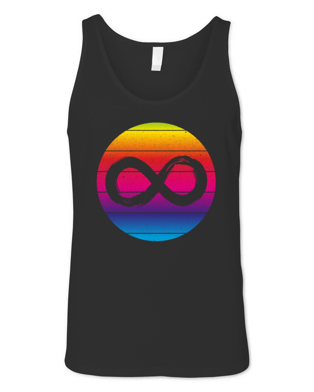 Neurodiversity Infinity Sunset Autism Awareness Unisex Jersey Tank