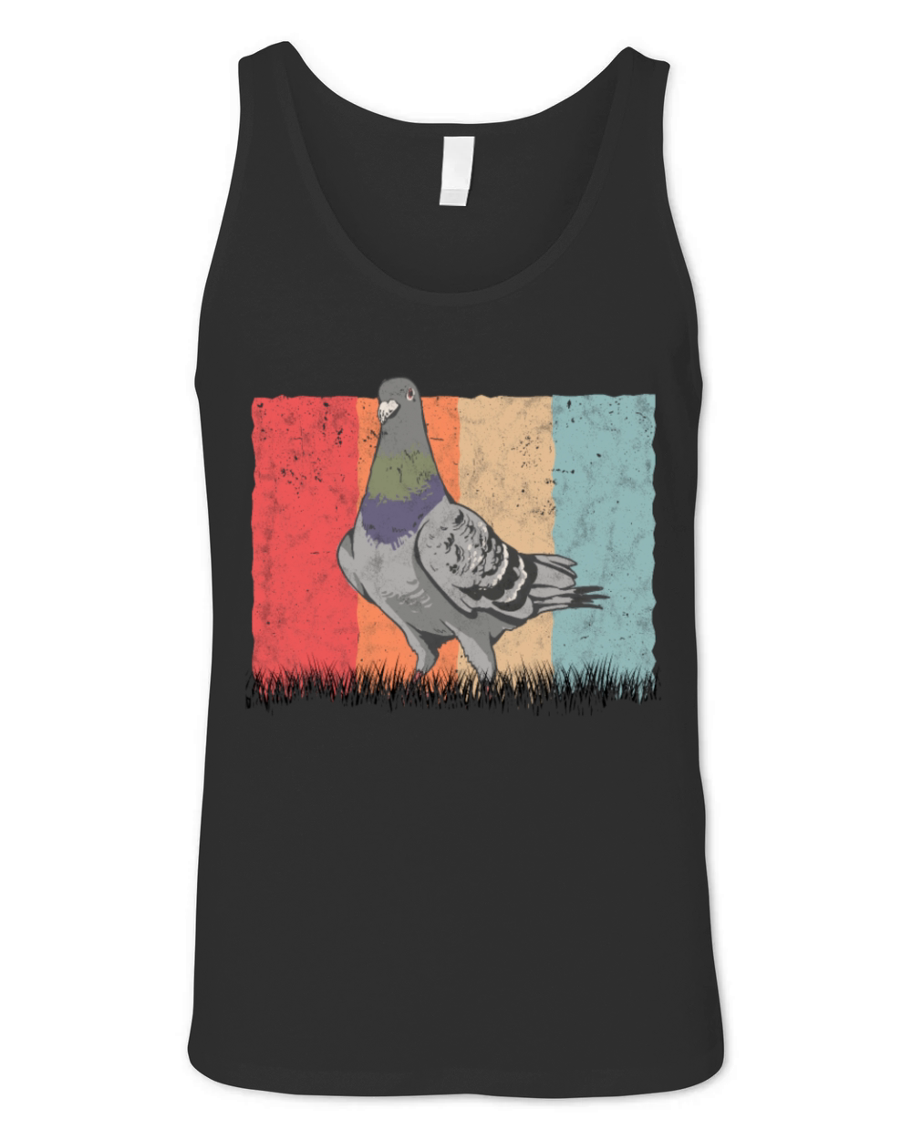Pigeon Retro Fanciers Vintage Unisex Jersey Tank