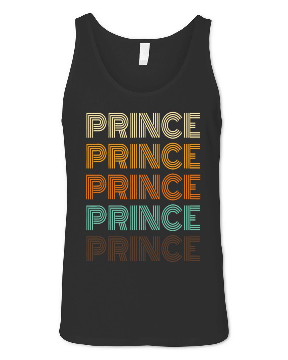 PRINCE Name Personalized Vintage Retro 90s Birthda Unisex Jersey Tank
