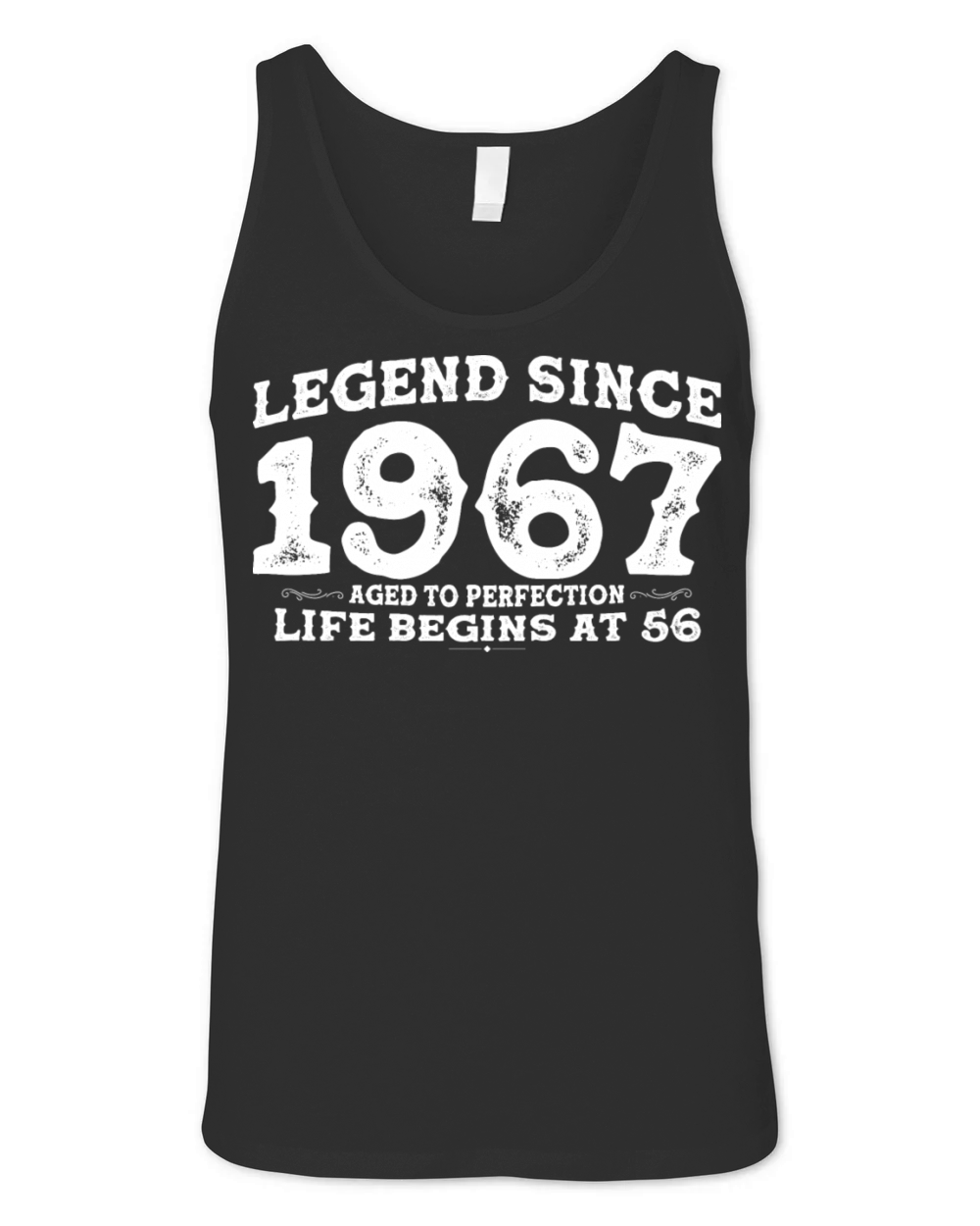 Vintage 1967 Shirt for Men Women 56 Year Old 56th Unisex Jersey Tank