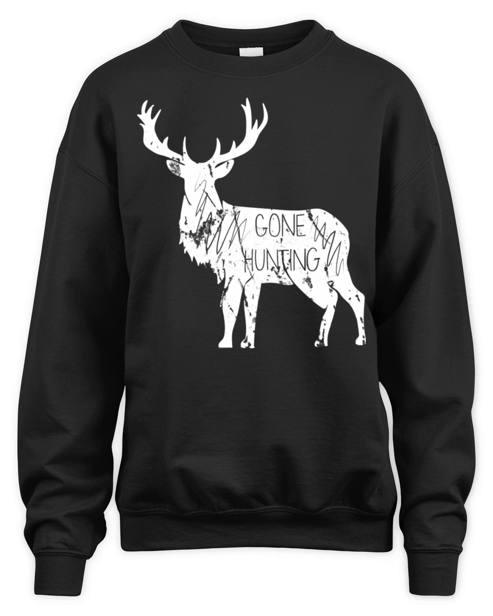 Horns Whitetail Deer Hunting Animal Lover Hunting Unisex Premium Crewneck Sweatshirt