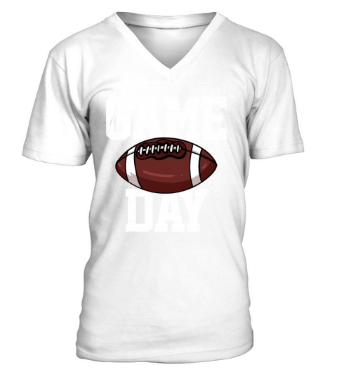 Football Player Vintage Gift V-Neck T-shirt
