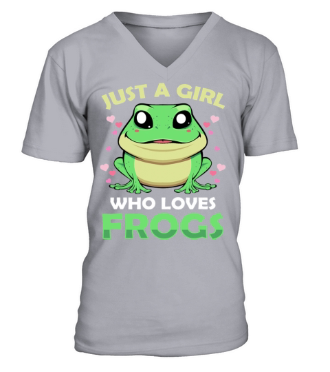 Frog Lover Funny Vintage Retro Fan Tropics Humor V-Neck T-shirt