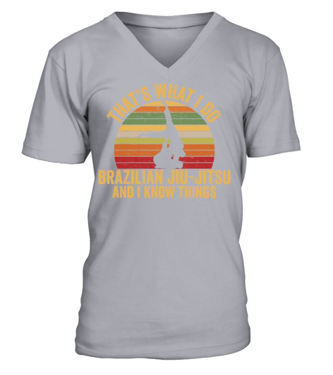 Vintage Brazilian Jiu Jitsu With Funny Quote Great V-Neck T-shirt