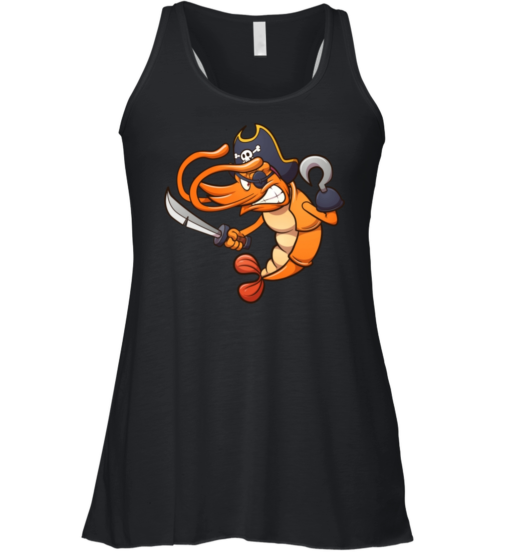 Angry Pirate Shrimp Women's Flowy Tank Top