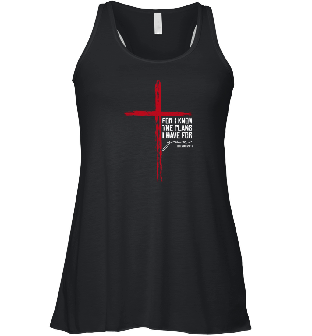 Jeremiah 29 11 Christian Religious Bible Verse Women's Flowy Tank Top