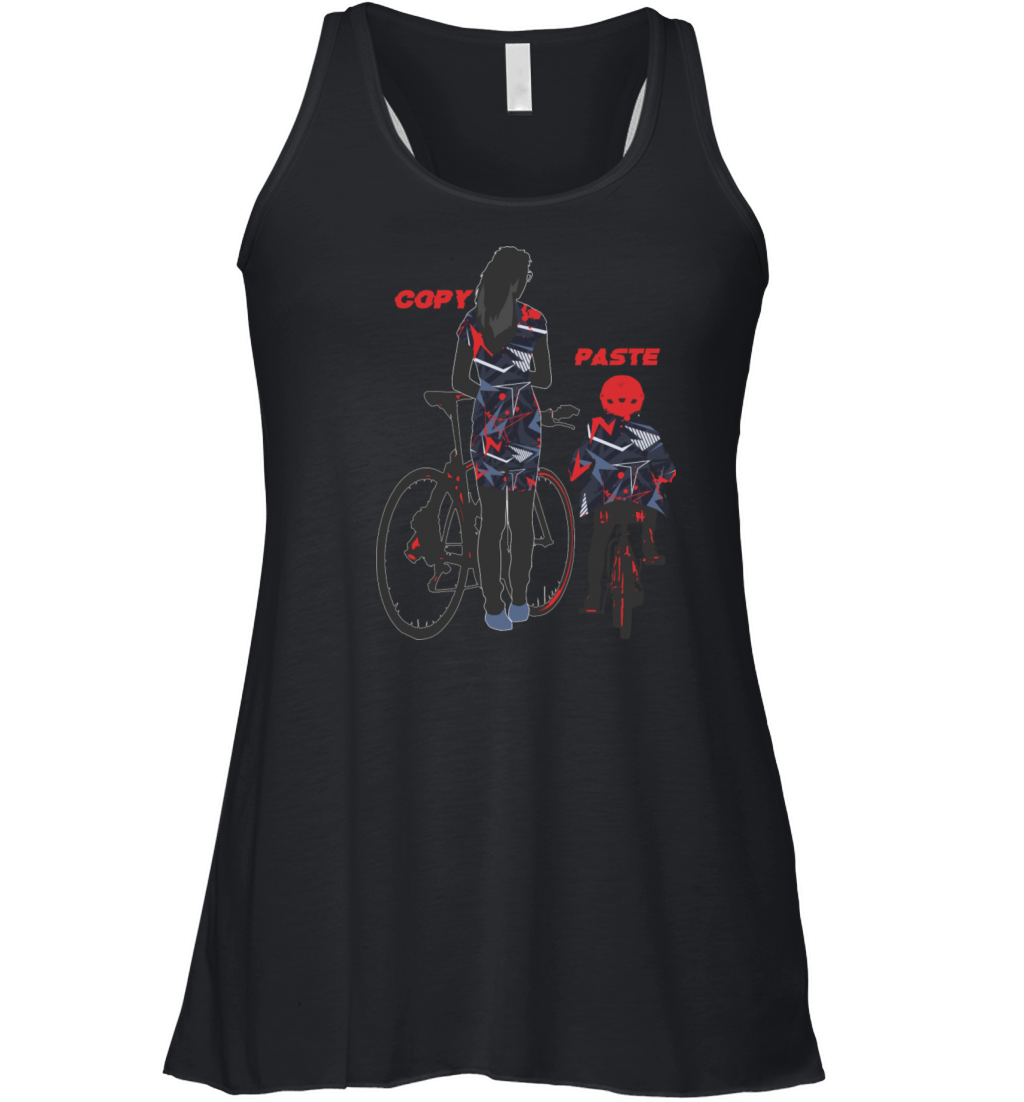 Mothers Day Mom And Daughter Matching Cyclist Women's Flowy Tank Top