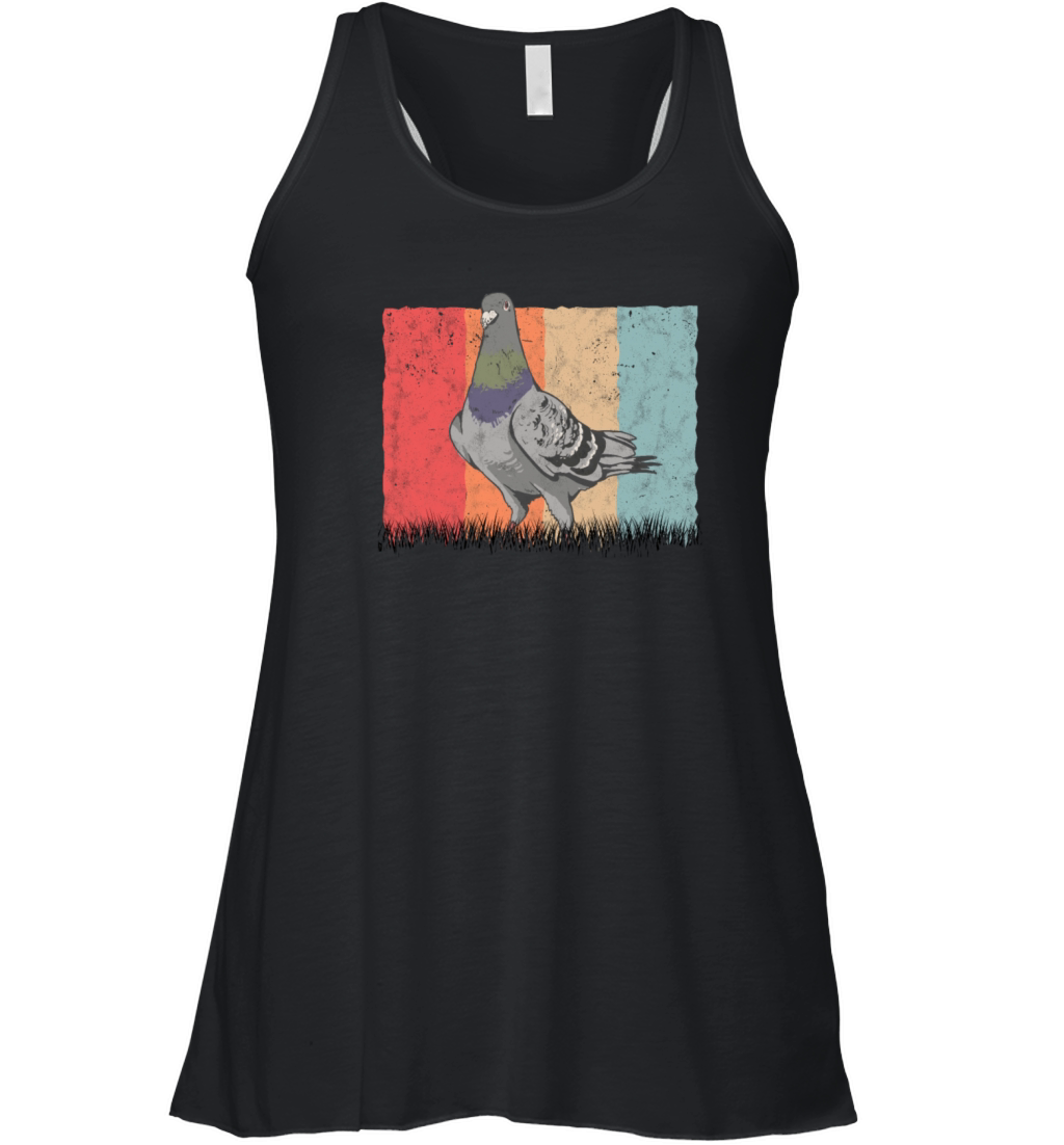 Pigeon Retro Fanciers Vintage Women's Flowy Tank Top