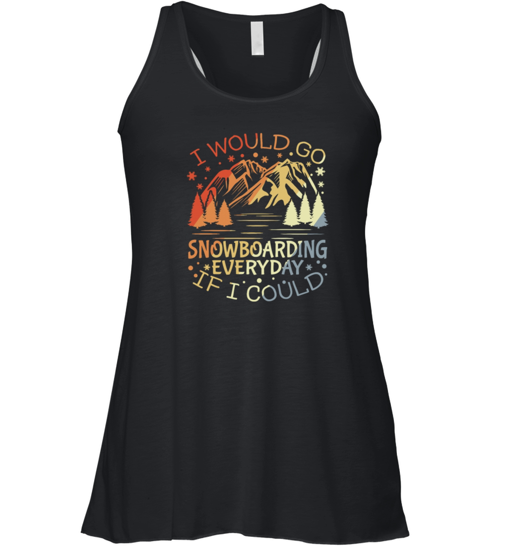 Snowboarder Motivation Women's Flowy Tank Top