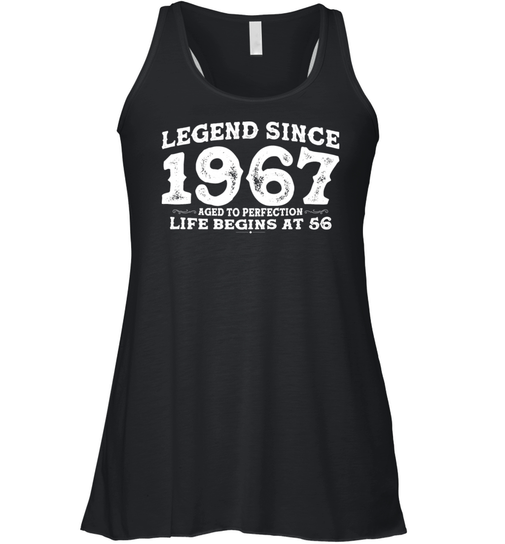 Vintage 1967 Shirt for Men Women 56 Year Old 56th Women's Flowy Tank Top