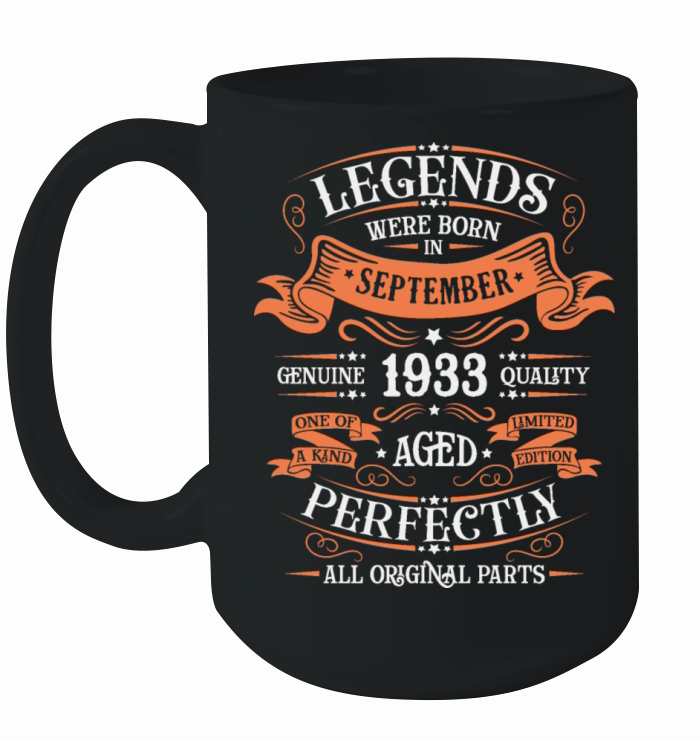 Birthday September 1933 Limited Edition Vintage Ceramic Mug