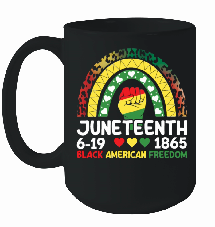 Freedom Celebrate Juneteenth Black History Ceramic Mug