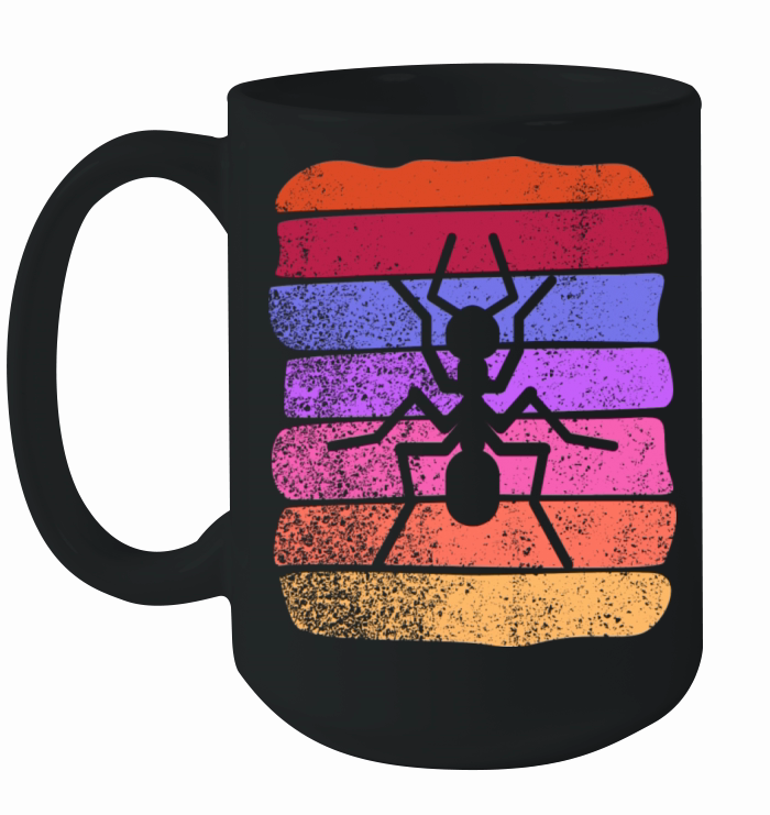Funny Vintage Ant Keeping Ceramic Mug