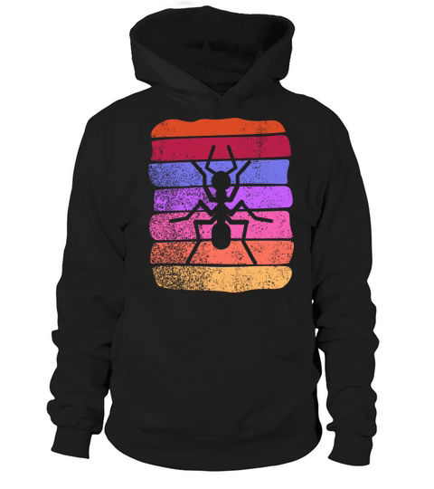 Funny Vintage Ant Keeping Hoodie Unisex