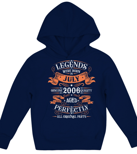Legendary July 2006 Limited Edition Vintage Kids Hoodie