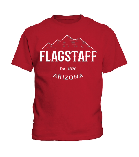 Retro Cool Flagstaff Arizona Mountains Vintage Kids T-Shirt