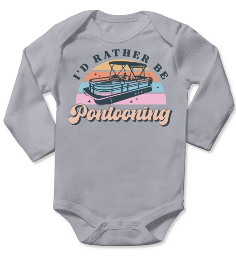 Pontooning Long Sleeve Baby One-Piece