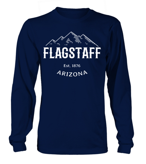Retro Cool Flagstaff Arizona Mountains Vintage Long sleeved Unisex