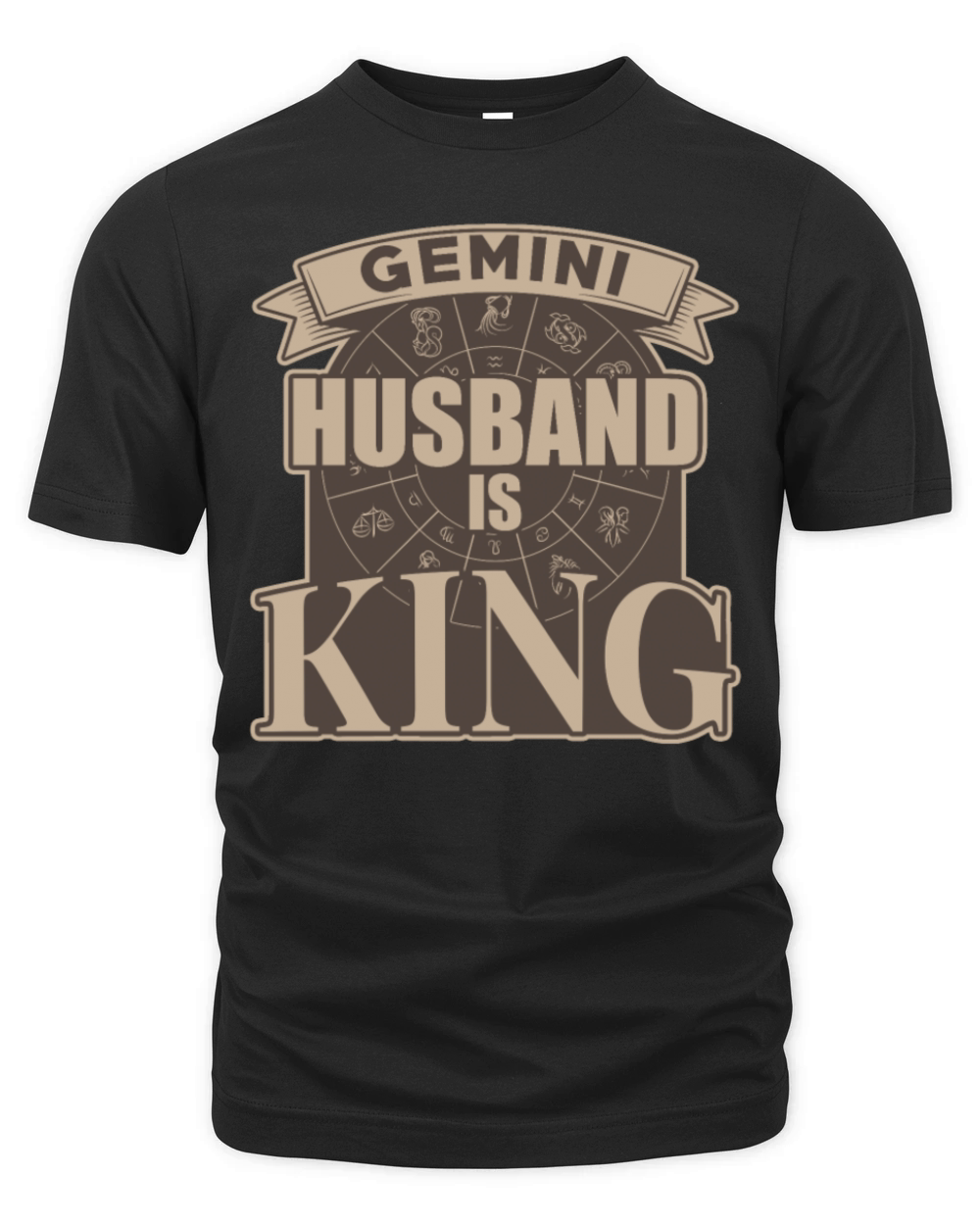 Gemini Husband is King Organic Unisex T-shirt