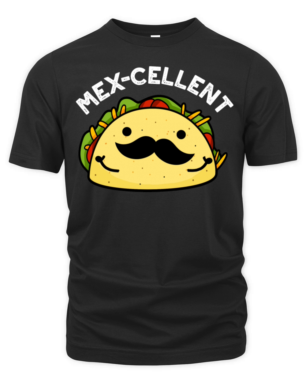 Mex Cellent Cute Excellent Taco Organic Unisex T-shirt