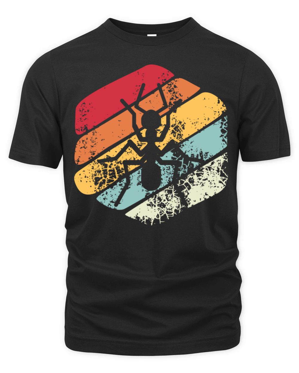 Vintage Ant Keeping Funny Organic Unisex T-shirt