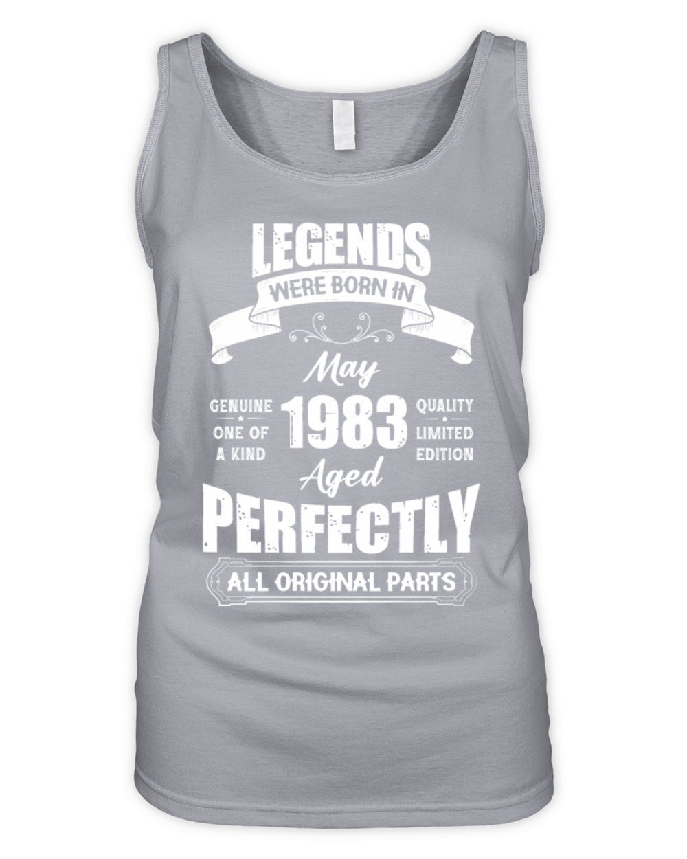Legends Were Born In May 1983 Birthday Organic Women's Tank Top