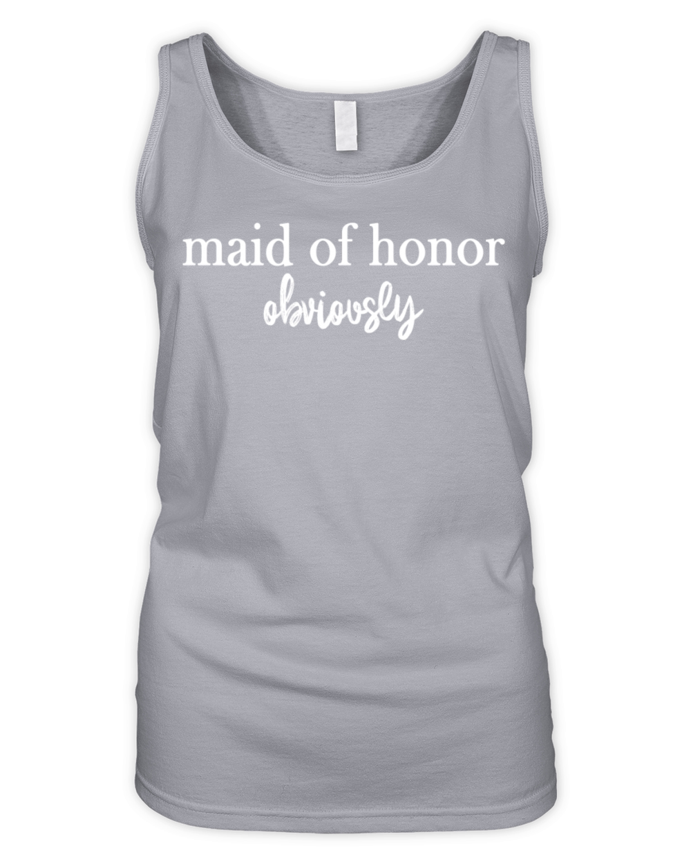 Maid Of Honor Obviously Quote Organic Women's Tank Top