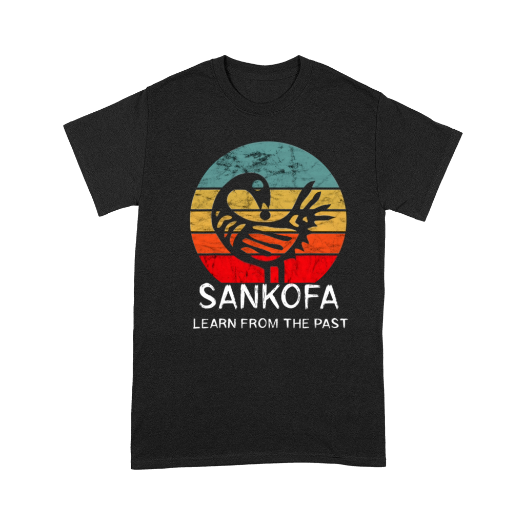 Sankofa Retro Vintage Learn From The Past African Premium T-shirt