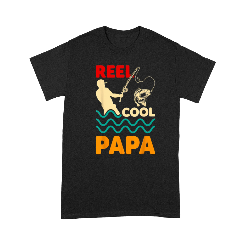 Vintage Reel Cool Papa Fishing Fisherman Premium T-shirt