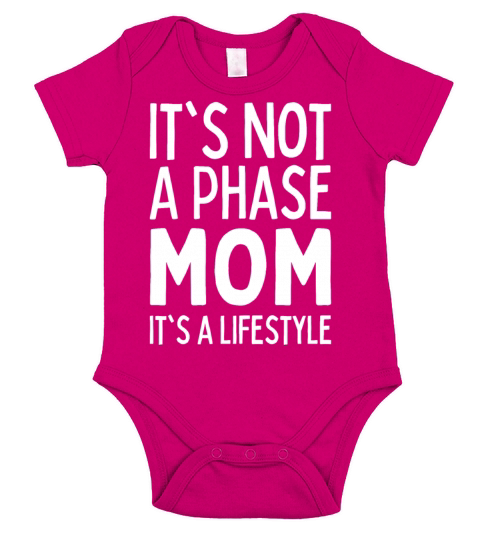 Its Not A Phase Mom Its A Lifestyle Emo Music Short Sleeve Baby One-Piece