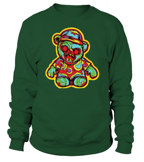 Horror Scary Bear Halloween Hannibal Bear Sweatshirt Unisex