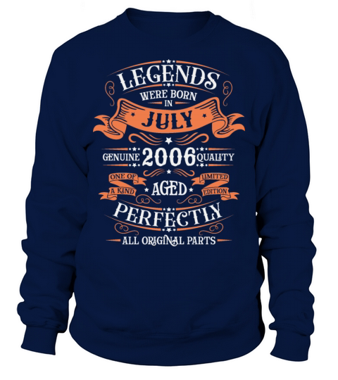 Legendary July 2006 Limited Edition Vintage Sweatshirt Unisex