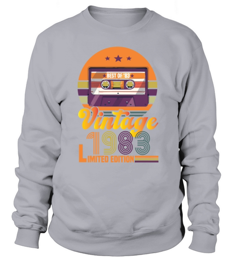 License plate MAY 1983 Sweatshirt Unisex