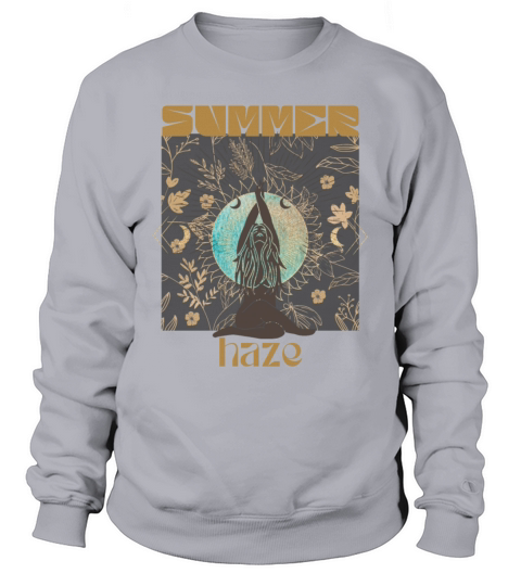 Summer Haze Retro 70s Rock Goddess Sweatshirt Unisex