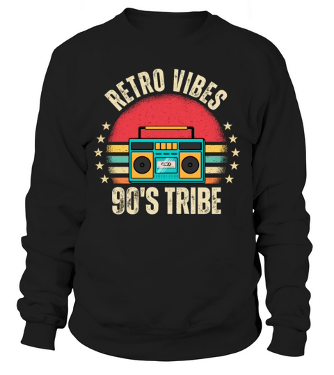 Vintage-Inspired 90s Retro Design Sweatshirt Unisex