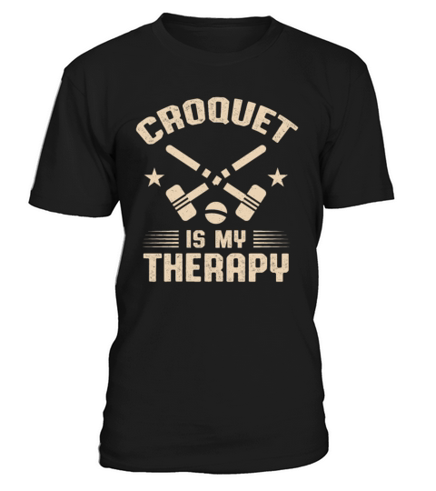 Croquet Is My Therapy T-Shirt Unisex