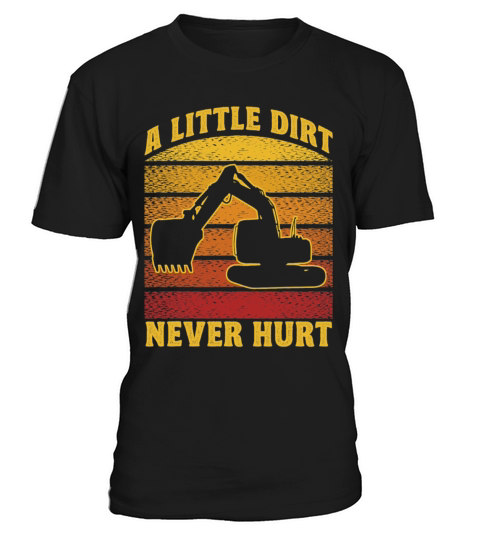 Excavator Construction Worker Operator Vintage T-Shirt Unisex